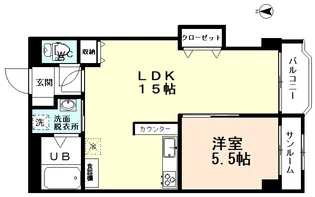 グレイスハイム【4階】の間取り