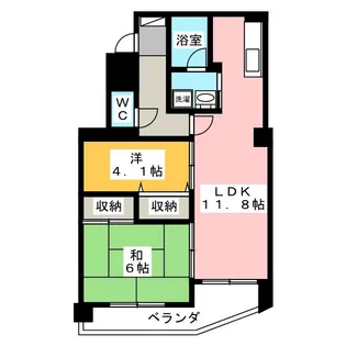 ストークマンション【1階】の間取り