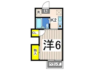アナップソバ弘治2【1階】の間取り