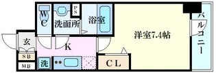 プレサンス広島中央【4階】の間取り