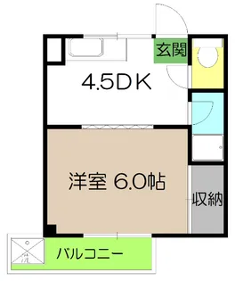 シティハイツヒロ【4階】の間取り