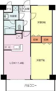 マルイマンション【1階】の間取り