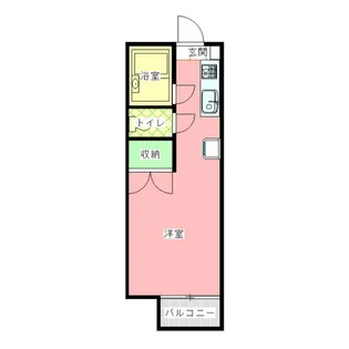 パークハイツ秀B棟【1階】の間取り