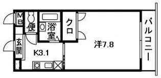 メゾン・プチルーナ【1階】の間取り