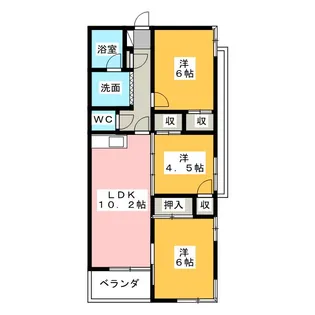 ハーネスI【2階】の間取り