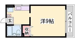 大久保ハイツ【2階】の間取り