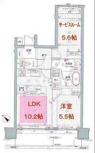 茨城県土浦市富士崎1【マンション】の間取り