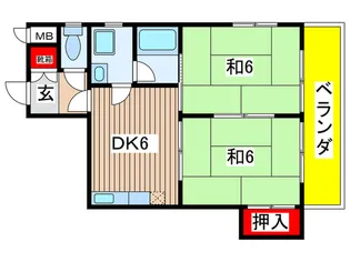 メゾン久方【2階】の間取り