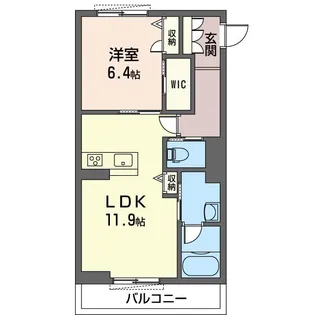 プレミアス【1階】の間取り