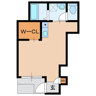 ジーアール5番館【2階】の間取り