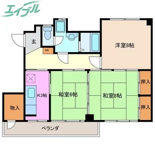 レスピラーレ曙【3階】の間取り