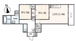 (シニア限定)へーベルヴィレッジときわ台~Serenity Court【2階】の間取り