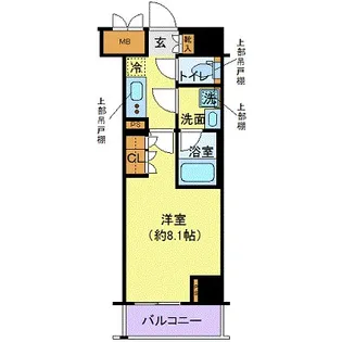 ディアレイシャス港区海岸【9階】の間取り
