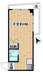 常盤台ワン【2階】の間取り