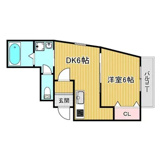 リバーサホ萬【2階】の間取り