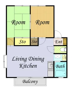 ウィンディアファーム【2階】の間取り