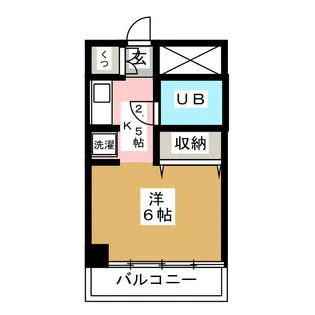 クラウンロイヤル【2階】の間取り