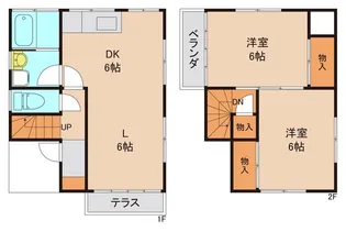 茨城県取手市井野台5【一戸建】の間取り