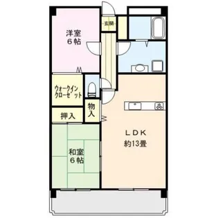 ステラ・コート弐番館【1階】の間取り