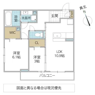 D’s LIEN E E号地【3階】の間取り