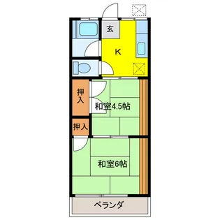 ルピナスI【2階】の間取り