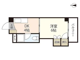 栗原ビル【4階】の間取り
