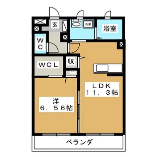 プリマベーラ【1階】の間取り