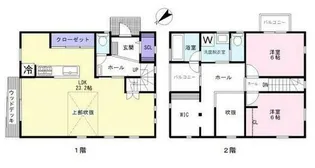 神奈川県逗子市池子2【一戸建】の間取り