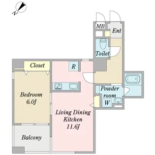 プリマヴィラ西船橋【5階】の間取り