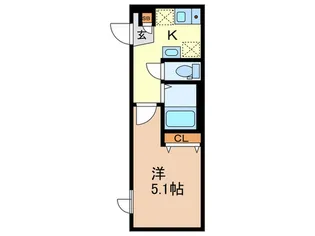 レピュア駒込レジデンス【2階】の間取り