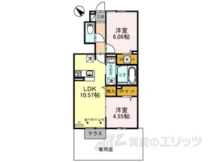 D-room Brlliant(ディールームブリリアント)【1階】の間取り