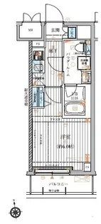 1Kの間取り画像