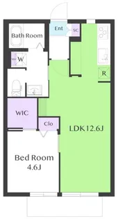 フレグランス奥沢【1階】の間取り
