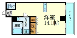 モンフレール【5階】の間取り