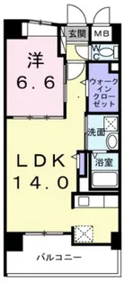 グリーンフィールドH【5階】の間取り