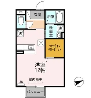 セゾンB【2階】の間取り