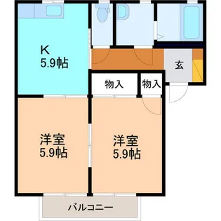 SH・エコール【2階】の間取り