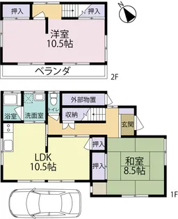 神奈川県横須賀市芦名1【一戸建】の間取り