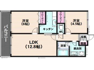 リリーガーデン【3階】の間取り