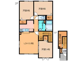 ルピナスI【2階】の間取り