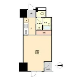 イーストン榴岡【6階】の間取り