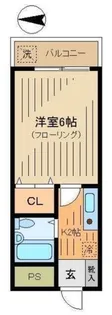 コーポアゼリア【2階】の間取り
