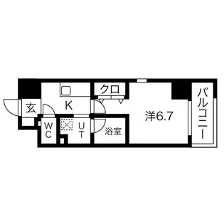 愛知県名古屋市東区東大曽根町【マンション】の間取り