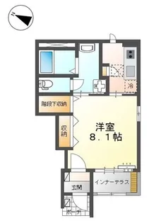 新潟県新潟市中央区鳥屋野南3【アパート】の間取り