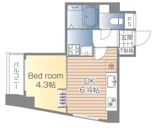 東京都東村山市栄町2【マンション】の間取り