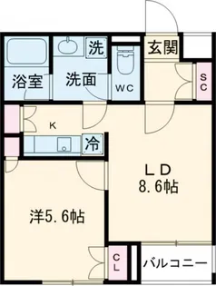 パレ・ホームズ大岡山【1階】の間取り