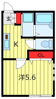 エスポアI【2階】の間取り