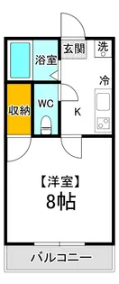 新京パレス【3階】の間取り
