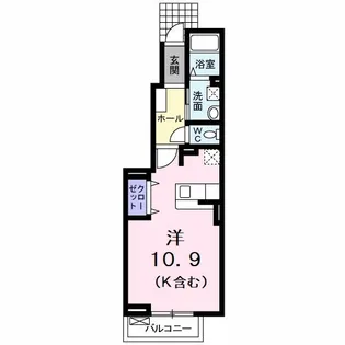 徳島県小松島市神田瀬町【アパート】の間取り