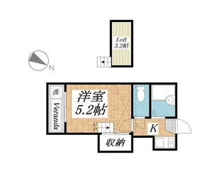 モアシャトー【1階】の間取り